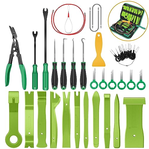 GOOACC 40Pcs Trim Removal Tool Green - color: Green