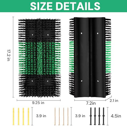 Upgraded XL Livestock Scratching Brush with 8 Screws – Large Cattle and Horse Grooming Brush, Itch Relief for Horses, Goat, Cattle,Cow,Sheep, and Pig，Suitable for farms and ranches - size: 1pcs