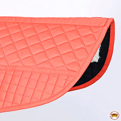 HILASON Western All Purpose Horse English Saddle Pad | All-Purpose - color: Orange