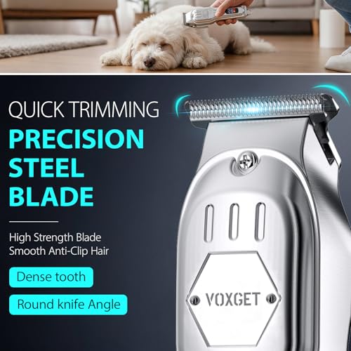 Dog Clippers for Grooming Thick Hair, Quiet Rechargeable Pet Shaver