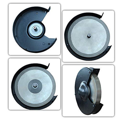 BUCKTOOL 320 Grit 8-Inch CBN Grinding Wheel, 1-Inch Wide, 5/8-Inch Arbor - style: 320Grit, 1" Wide