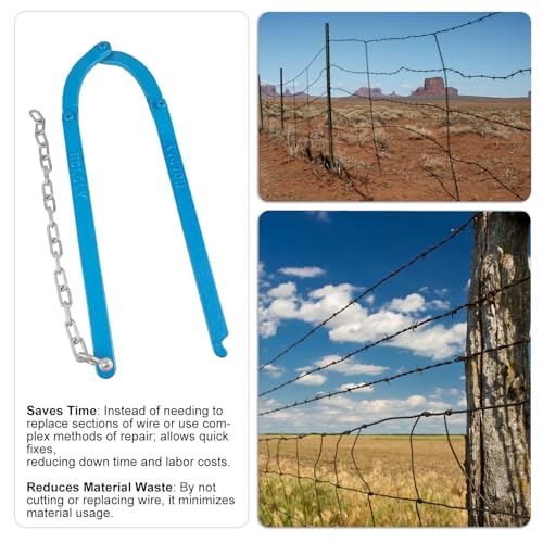 HOLDLY Heavy Duty Fence Wire Tightener for Barbed and Electric Fences