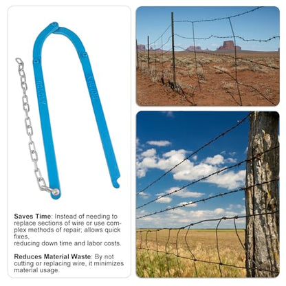 HOLDLY Heavy Duty Fence Wire Tightener for Barbed and Electric Fences