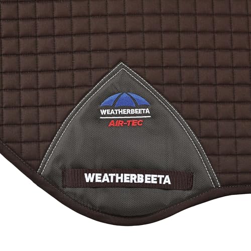 WeatherBeeta Prime Air-Tec Jump Shaped Saddle Pad - color: Chocolate, size: Large