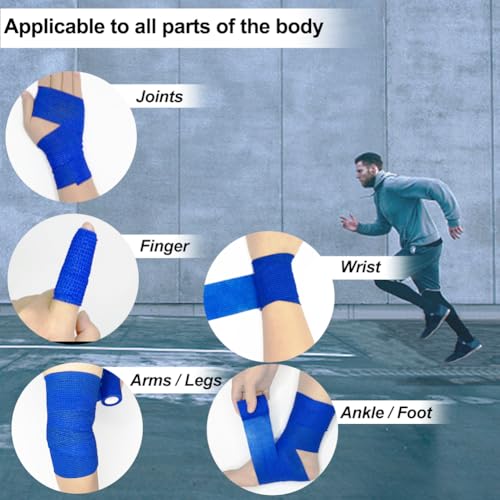 16 Pack Self Adhesive Bandage Wrap 2 Inches - color: Beige, size: 2 In-16Pack