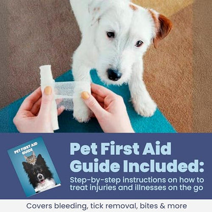 Rubyloo Dog First Aid Kit,1 Essential & 2 Travel Packs Bundle