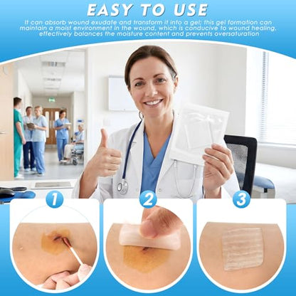 Geiserailie Hydrogel Wound Dressing 20 Pack