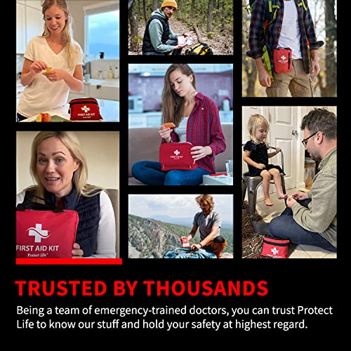 Protect Life Survival First Aid Kit for Home/Business, Camping Kits 160pcs - size: 160 Pieces