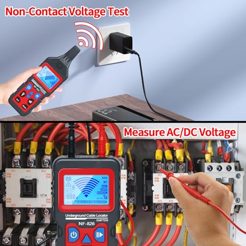 Underground Cable Locator, Rocky Mars Cable Tester Wire Tracker - color: Grey
