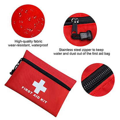 12pcs Mini First Aid Kit Empty Bag with Zipper (Bag Only) - size: 20*14CM/7.87*5.5inch