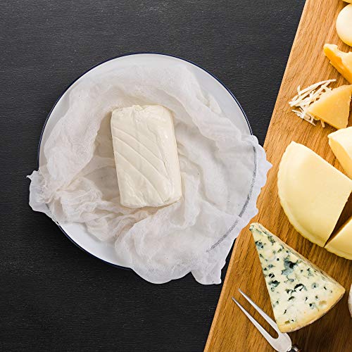 Sufaniq Cheese Cloths, Grade 100 (27 Sq Feet) 100% Pure Cotton Reusable Cheesecloth, Unbleached Ultra Fine Fabric, Cheesecloth for Straining, Premium Butter Muslin Cloth for Straining - 3 Sq Yard - size: Grade 100 - 3 Yard