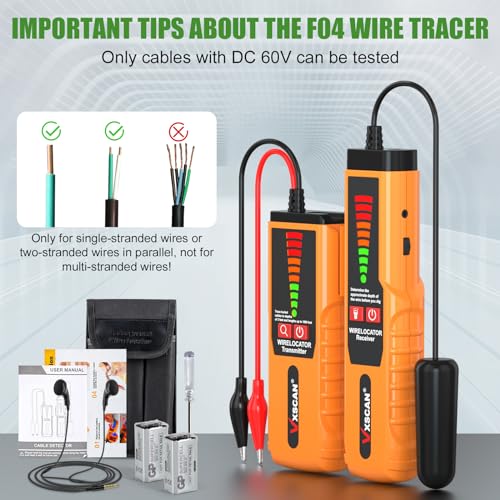 Underground Wire Locator Tracer for Locating Broken Wires Dog Fence Cables