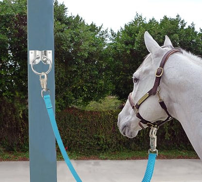 Cross Ties for Horse, Heavy Duty Nylon Horse Trailer Tie - color: Blue