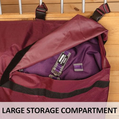 Schneiders Stall Front Large Horsewear Bag II | Durable 600D Polyester | Teflon Coated | Extra Large Capacity | Secure Fastening | Color Navy - color: Navy