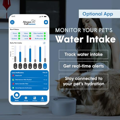 Wall Unit for Auto-Fill Pet Water Bowls