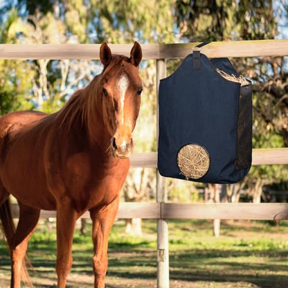 2 Pcs Hay Bags for Horse, Large Capacity Feeding Bag - color: Blue