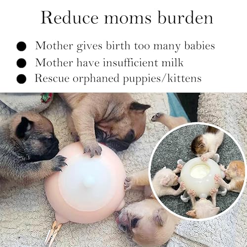 Doggiema Puppy Milk Feeder Nipple Puppy Bottle Puppy's Feeder - size: S Size(Kitten/Mini Puppy)