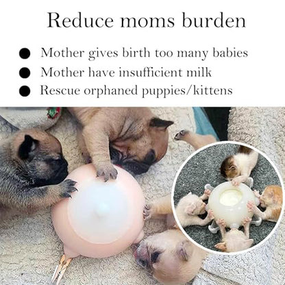 Doggiema Puppy Milk Feeder Nipple Puppy Bottle Puppy's Feeder - size: S Size(Kitten/Mini Puppy)