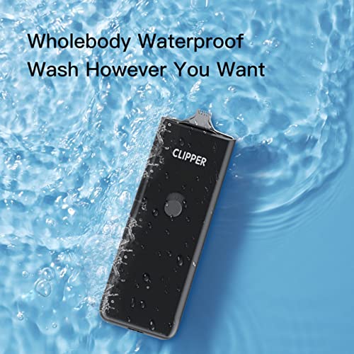 Dog Cat Home Hair Waterproof Clipper Portable Pet Shaver - color: Black+narrow Blade