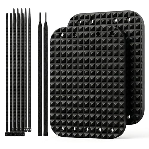 English Stirrup Pads Non Slip Rubber Treads with Shock Absorption Saddle-Safe Wrap Around Stirrup Iron Pads Horse Riding Gear for Safety Stirrups Jumping & Trail Riding 4.75"-1 Pair