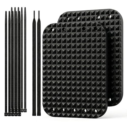 English Stirrup Pads Non Slip Rubber Treads with Shock Absorption Saddle-Safe Wrap Around Stirrup Iron Pads Horse Riding Gear for Safety Stirrups Jumping & Trail Riding 4.75"-1 Pair