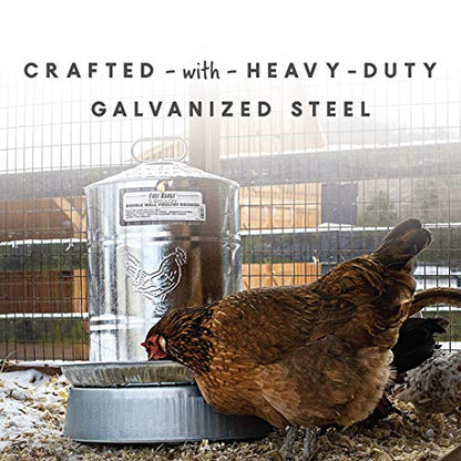 Harris Farms Double Wall Poultry Drinker|Automatic Poultry Water|5 Gallons