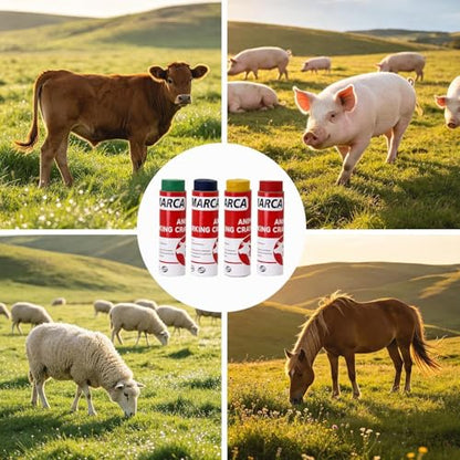 Animal Paint Stick 4 Pieces Reusable Highly Visible Marker