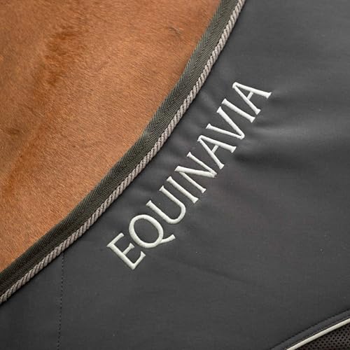 Equinavia Sommer Stable Sheet with NordicAir™ Tech - Black/Grey - 80 in - color: Black, size: 80 in