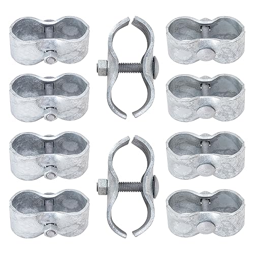 VIVIDA 1-3/8" Dog Kennel Clamps 10-Pack, Chain Link Fence Panel Clamps - size: ‎1-3/8" (10 PCS)