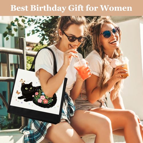 GevGuxLuo Tote Bag for Women Animal Lover Bag Gift for Women - color: Cats