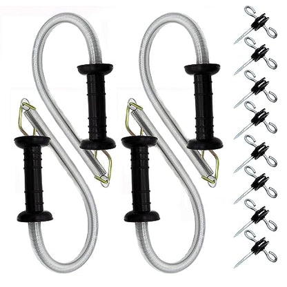 Electric Fence Spring Gate Handles Kit, 4 Count