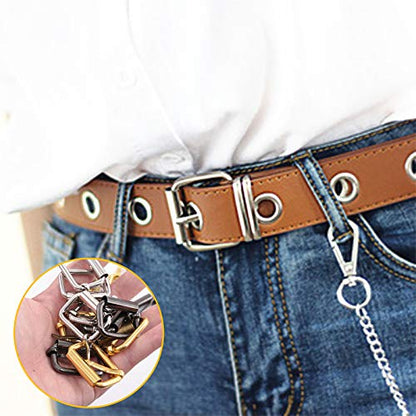 1 inch 25mm Metal Belt Buckle Hardware Assortment Webbing Strap Loops Clasp for Belt Craft DIY Accessories - style: Roller Pin Buckles