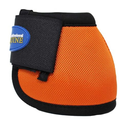 Horse Large Ballistic Overreach No-Turn Bell Boots Orange 4109OR-L