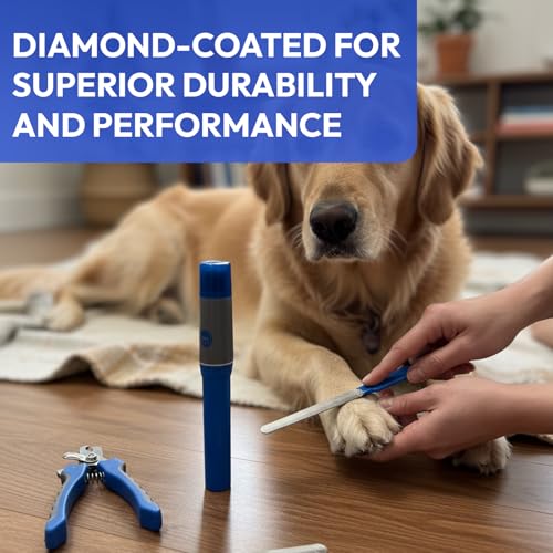 BPG Pet Grooming Tools for Dogs & Cats- 3 Piece Dog Grooming Kit, Pet Nail Care Kit, Nail Grinder, Clippers and File- Precision Trimming Perfect At Home Grooming Set - color: Nail Grinder/ Nail Clipper/ Nail File