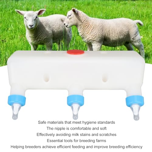 Small Animal Milk Feeder 3 Nipple Bottle