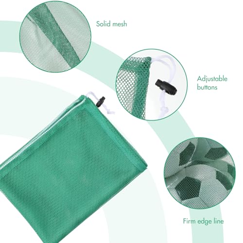Berlune 30 Pack Large Mesh Laundry Bags - color: Green