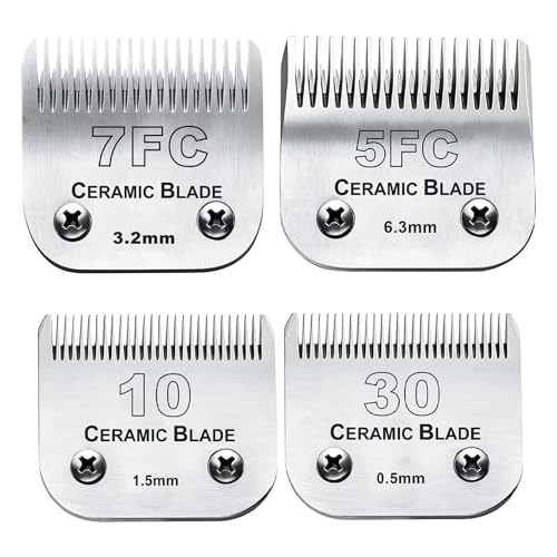 Dog Grooming Blades Compatible with Andis Clipper/Oster A5/Wahl KM Series - color: 1pc 3-3/4fc: 1/2" (13 Mm)