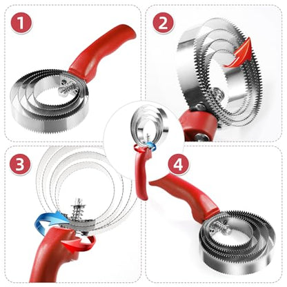 Double Sided Stainless Steel Curry Comb With Soft Grip, Shedding & Grooming Tool For Dogs, Cattle & Horses (Red) - color: Red