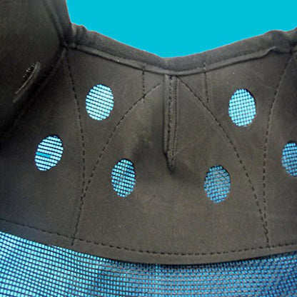 EquiVizor 95% UV Eye Protection (Pony) Horse Fly Mask with Ears/Nose. Helps with Uveitis, Corneal Ulcer, Light Sensitive. Designed to Stay On Your Horse, Off The Ground. - size: PONY