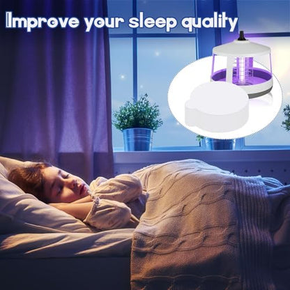 48 Pcs Round Refillable Glue Boards 7.1 Inch for Fruit Flies Gnats Moths Mosquitoes Compatible with Most Indoor Outdoor Fly Catching Lamps - size: 7.1inches