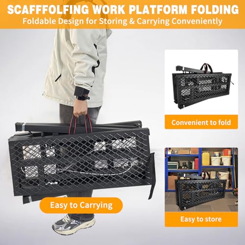 Adjustable & Foldable Scaffolding Working Platform for Home Projects