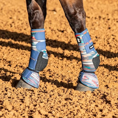 Classic Equine Dyno Turn Bell Boots - color: Pueblo, size: Large