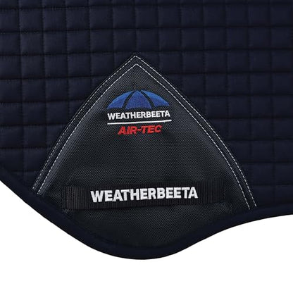 WeatherBeeta Prime Air-Tec Jump Shaped Saddle Pad - color: Navy, size: Large