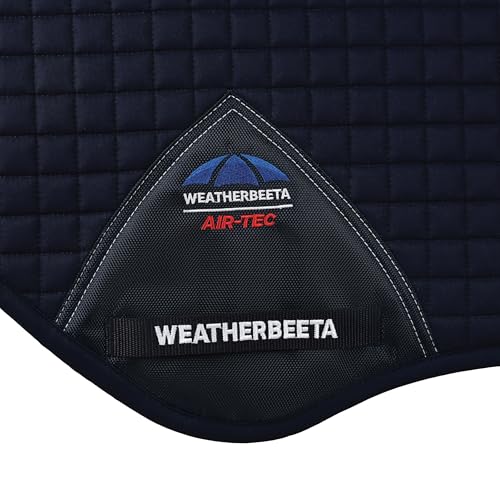 WeatherBeeta Prime Air-Tec Jump Shaped Saddle Pad - color: Navy, size: Large