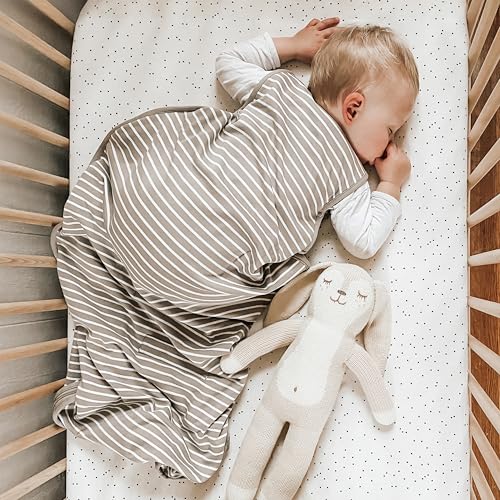Woolino Toddler Sleeping Bag, 4 Season, Merino Wool and Organic Cotton, Baby Sleep Bag or Sack, 2-4 Years, Earth - color: Earth