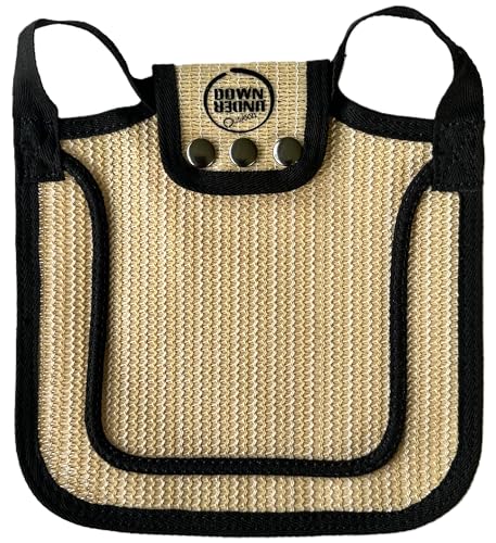 DOWN UNDER OUTDOORS Medium-Large Chicken Saddle Hen Apron Saver (Sand Mesh) - color: Sand Mesh