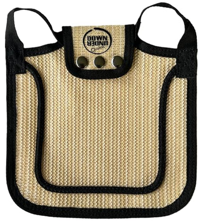 DOWN UNDER OUTDOORS Medium-Large Chicken Saddle Hen Apron Saver (Sand Mesh) - color: Sand Mesh