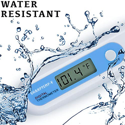 Large Animal Digital Thermometer Kit with Gloves