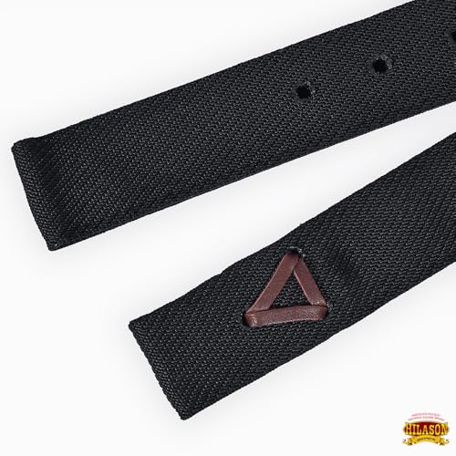 HILASON Nylon Cinch Tie Strap Off Billet Set, 36 Inch - color: Black