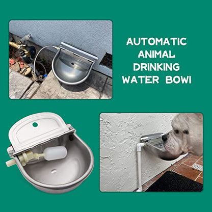 Automatic Livestock Waterer,304 Stainless Steel, for Cattle Dogs Horses